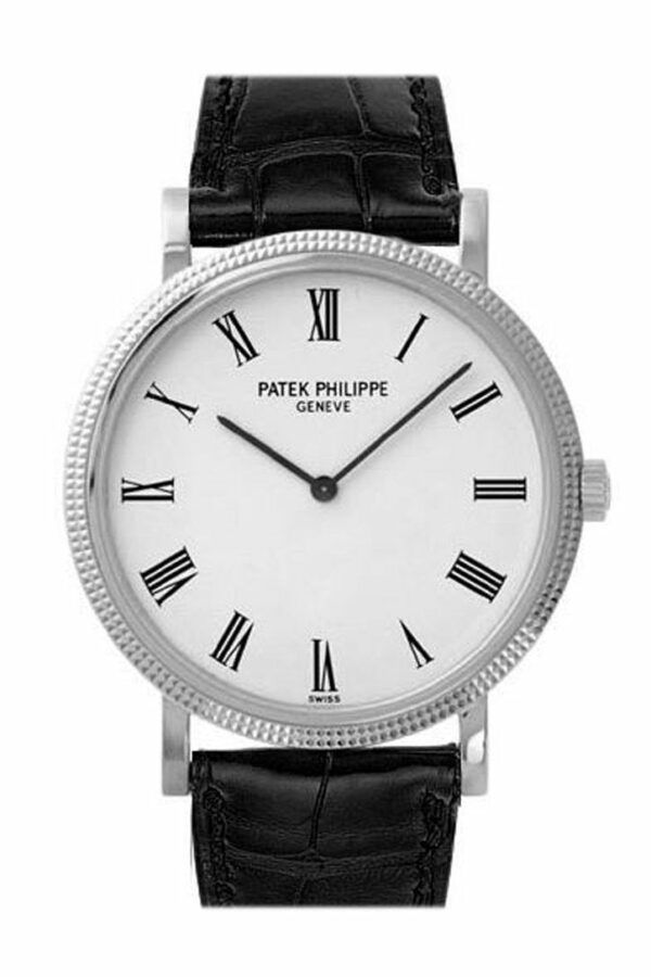 Patek Philippe Calatrava White Dial 18K Gold 36Mm Mens Watch 5120G