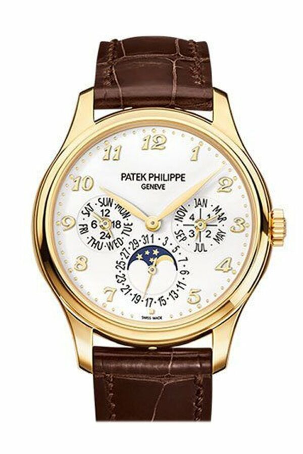 Patek Philippe Calatrava 18K Yellow Gold White Dial 38Mm Mens Watch 5327J-001