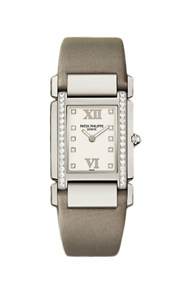 Patek Philippe Twenty 4 Diamond White Dial Gold Ladies Watch 4920G-010