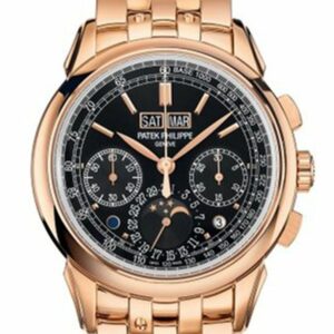 Patek Philippe Grand Complications Perpetual Chronograph Black Dial Watch 5270-1R-001