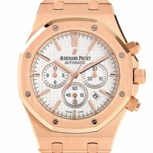 Audemars Piguet Royal Oak Chronograph Watches 18Kt Pink Gold 26320Or.oo.1220Or.02 Silver / None