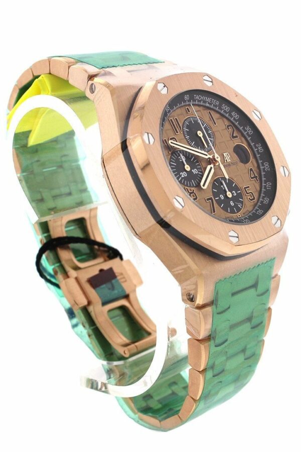 Audemars Piguet Royal Oak Offshore Chronograph Pink Gold Dial 18Kt Mens Watch 26470Or.oo.1000Or.01