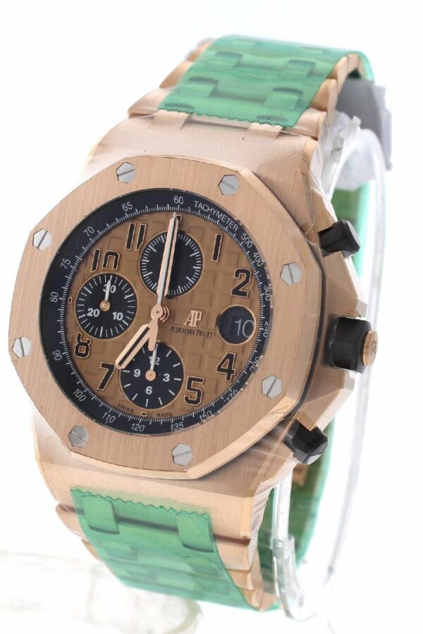 Audemars Piguet Royal Oak Offshore Chronograph Pink Gold Dial 18Kt Mens Watch 26470Or.oo.1000Or.01