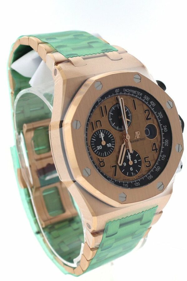 Audemars Piguet Royal Oak Offshore Chronograph Pink Gold Dial 18Kt Mens Watch 26470Or.oo.1000Or.01