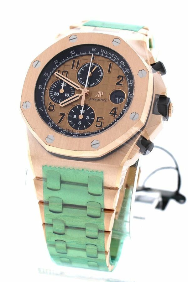 Audemars Piguet Royal Oak Offshore Chronograph Pink Gold Dial 18Kt Mens Watch 26470Or.oo.1000Or.01