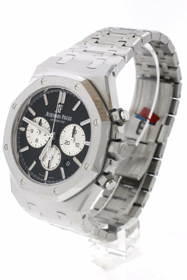 Audemars Piguet Royal Oak 41Mm Black Dial Stainless Steel Bracelet Mens Watch 26331St.oo.1220St.02