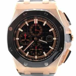 Audemars Piguet Royal Oak Offshore Black Mega Tapisserie Chronograph Dial Mens Watch