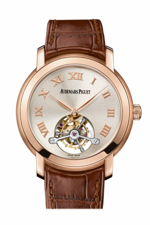 Audemars Piguet Jules Tourbillon Silver Dial Rose Gold 26561Or.oo.d088Cr.01 Watch