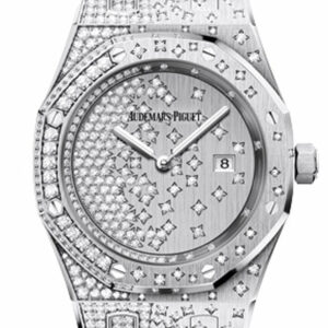 Audemars Piguet Royal Oak 33Mm Diamond Set Dial White Gold Ladies 67654Bc.zz.1264Bc.01 Watch