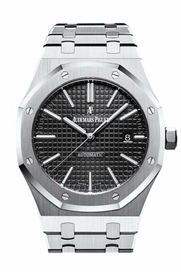 Audemars Piguet Royal Oak 41Mm Black Dial Stainless Steel Bracelet Mens Watch 15400St.oo.1220St.01