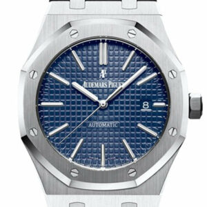 Audemars Piguet Royal Oak 41Mm Blue Dial Stainless Steel Bracelet Mens Watch 15400St.oo.1220St.03