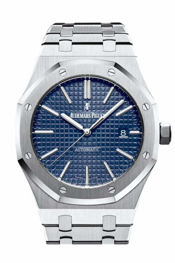 Audemars Piguet Royal Oak 41Mm Blue Dial Stainless Steel Bracelet Mens Watch 15400St.oo.1220St.03