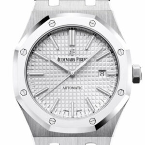 Audemars Piguet Royal Oak 41Mm Rhodium-Toned Dial Titanium Bracelet Mens Watch 15403Ip.oo.1220Ip.01