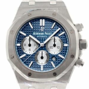 Audemars Piguet Royal Oak 41Mm Blue Dial Stainless Steel Bracelet Mens Watch 26331St.oo.1220St.01