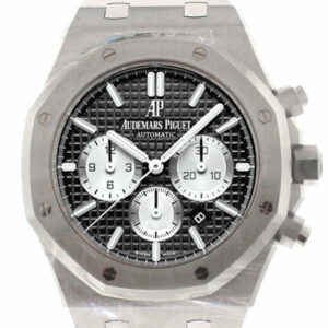 Audemars Piguet Royal Oak 41Mm Black Dial Stainless Steel Bracelet Mens Watch 26331St.oo.1220St.02