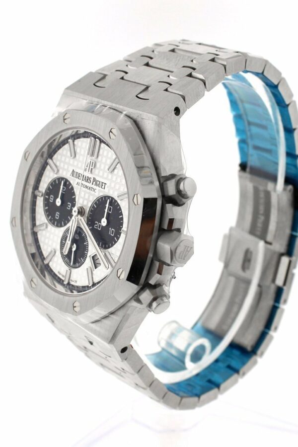 Audemars Piguet Royal Oak 41Mm Silver-Toned Dial Stainless Steel Bracelet Mens Watch