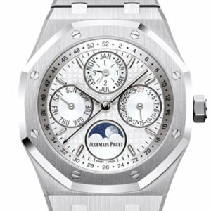 Audemars Piguet Royal Oak 41Mm Silver-Toned Dial Stainless Steel Mens Watch 26574St.oo.1220St.01