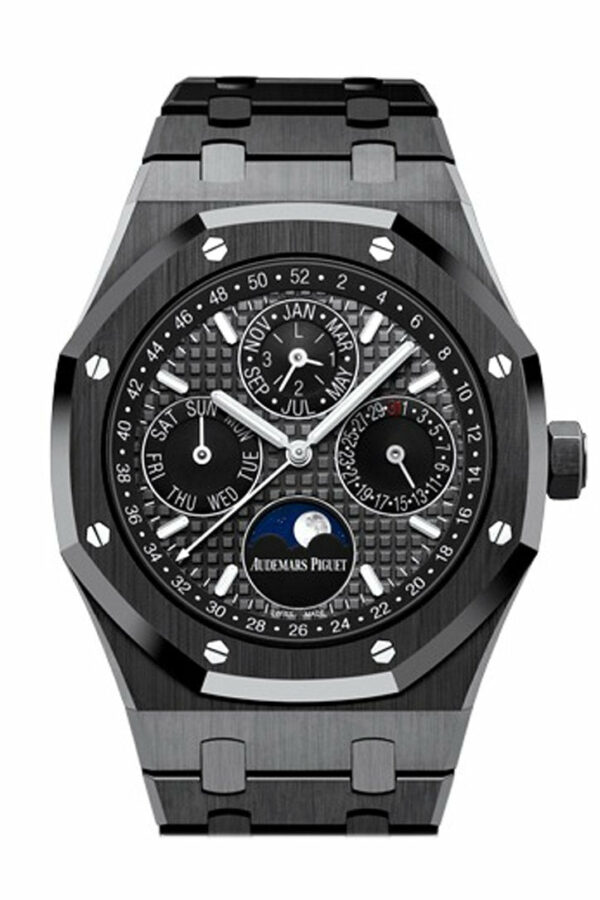 Audemars Piguet Royal Oak 41Mm Slate Grey Dial Black Ceramic Bracelet Mens Watch