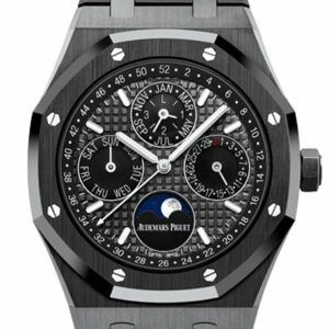 Audemars Piguet Royal Oak 41Mm Slate Grey Dial Black Ceramic Bracelet Mens Watch