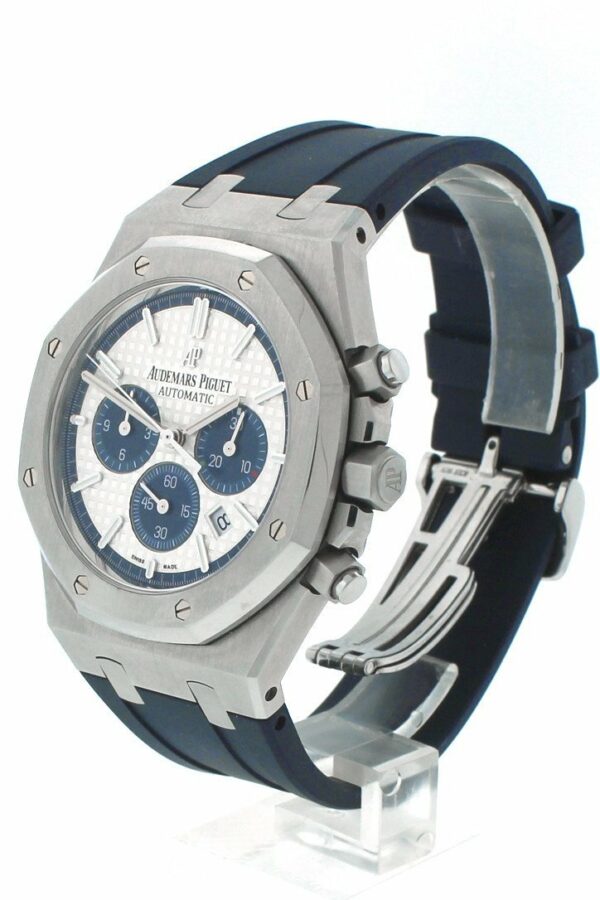 Audemars Piguet Limited Edition Royal Oak Silver Dial Rubber Chronograph Mens Watch