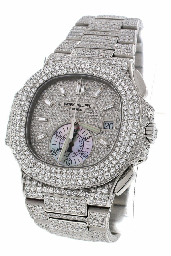 Patek Philippe Nautilus Custom Diamonds Mens Watch 5980/1A-019- Price Request Only Watches