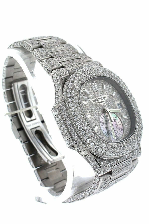 Patek Philippe Nautilus Custom Diamonds Mens Watch 5980/1A-019- Price Request Only Watches