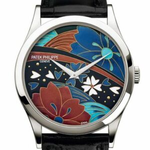 Patek Philippe Calatrava Enamel Artwork Dial 5077P-097 Watch