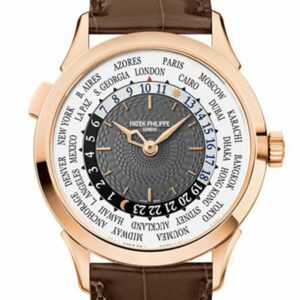 Patek Philippe Complications Automatic World Time 18Kt Rose Gold Mens Watch 5230R-001