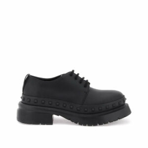 Rockstud Mway Leather Derby Shoes 0