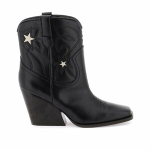 Texan Ankle Boots With Star Embroidery 0