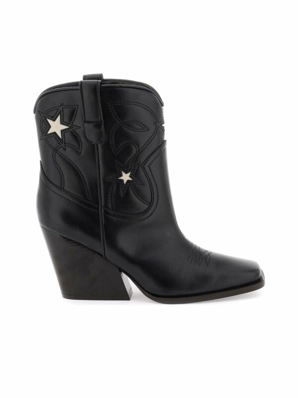 Texan Ankle Boots With Star Embroidery 0