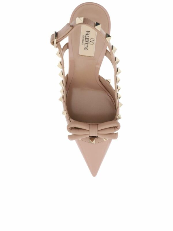 Rockstud Bow Slingback Pumps 1