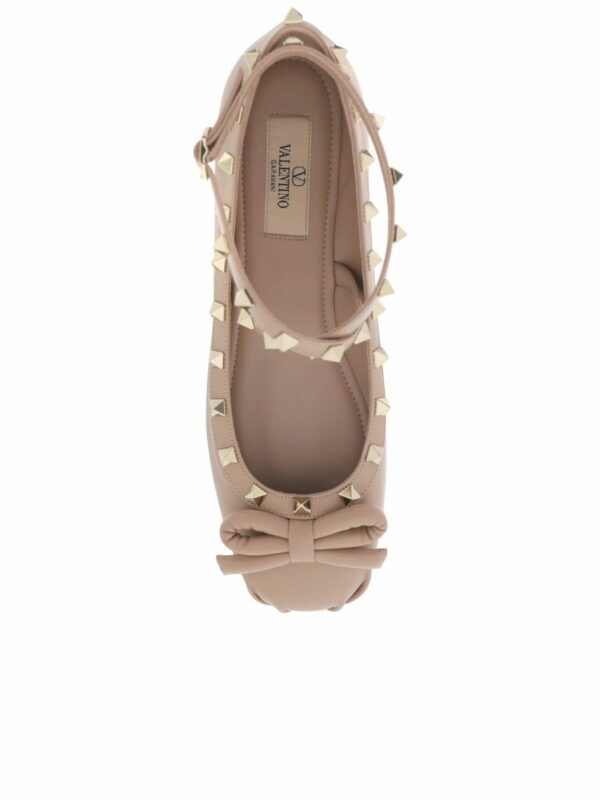 Silk Rockstud Ballet Flats 1