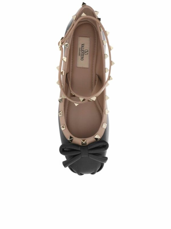 Silk Rockstud Ballet Flats 1