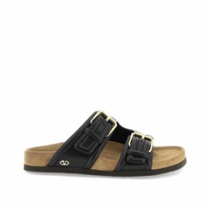 Leather Fussfriend Slides 0