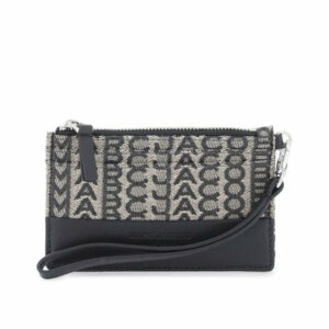 The Monogram Top Zip Wristlet 0