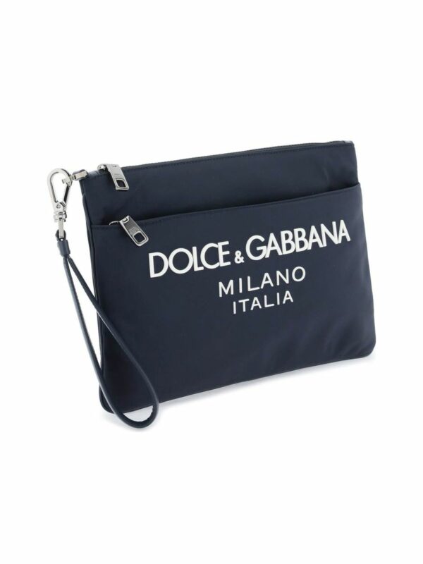 Nylon Pouch With Rubberized Logo 2