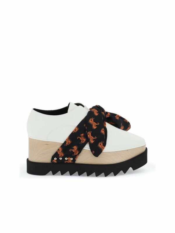 Platform Elyse Loafers With Printed Band 0