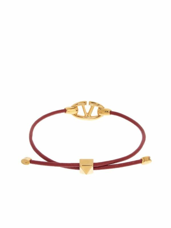 Leather Vlogo Bracelet The Bold 1