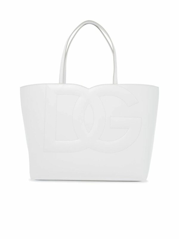 Quilted Logo Shopping Tote 0