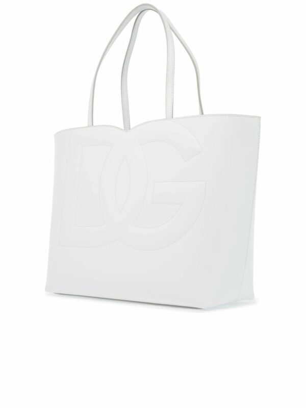 Quilted Logo Shopping Tote 2