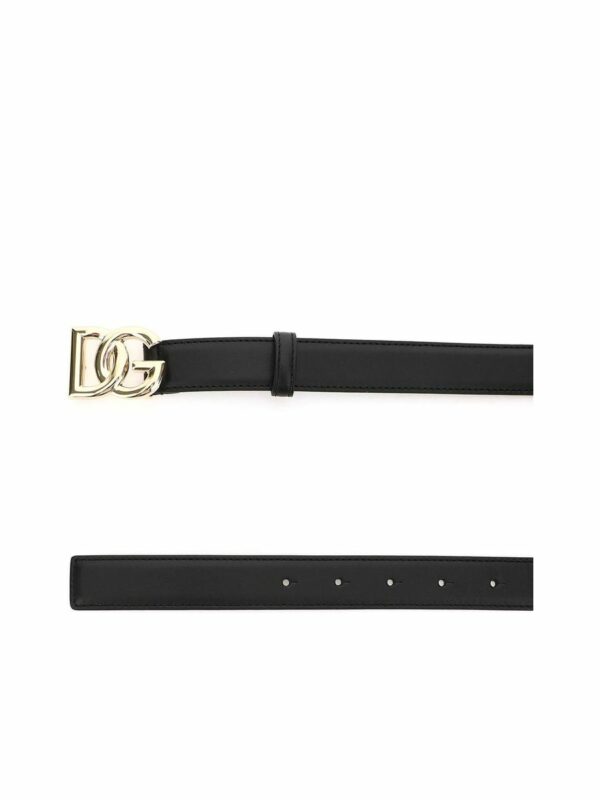 Smooth Leather Logo Belt 1