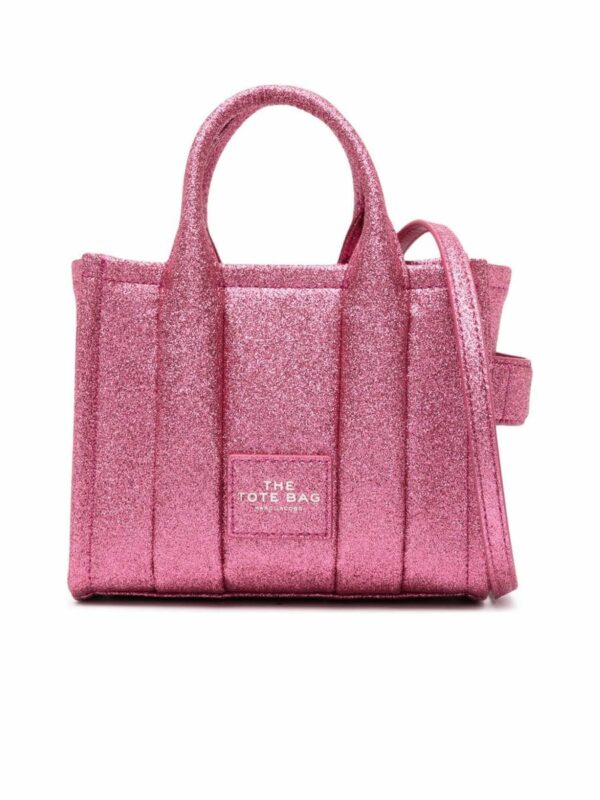 Glitter Detailing Logo Patch Shopper Bag 0