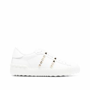 Rockstud Untitled Leather Sneakers 0