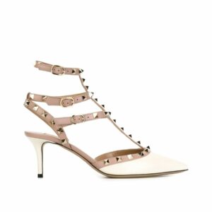 Rockstud Ankle Strap Pumps 0