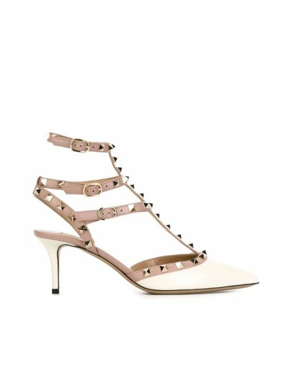 Rockstud Ankle Strap Pumps 0