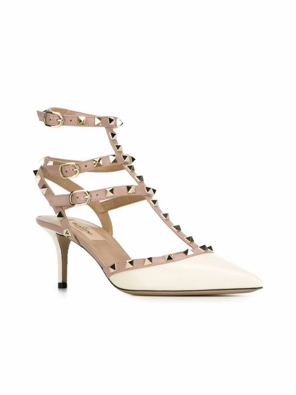 Rockstud Ankle Strap Pumps 1