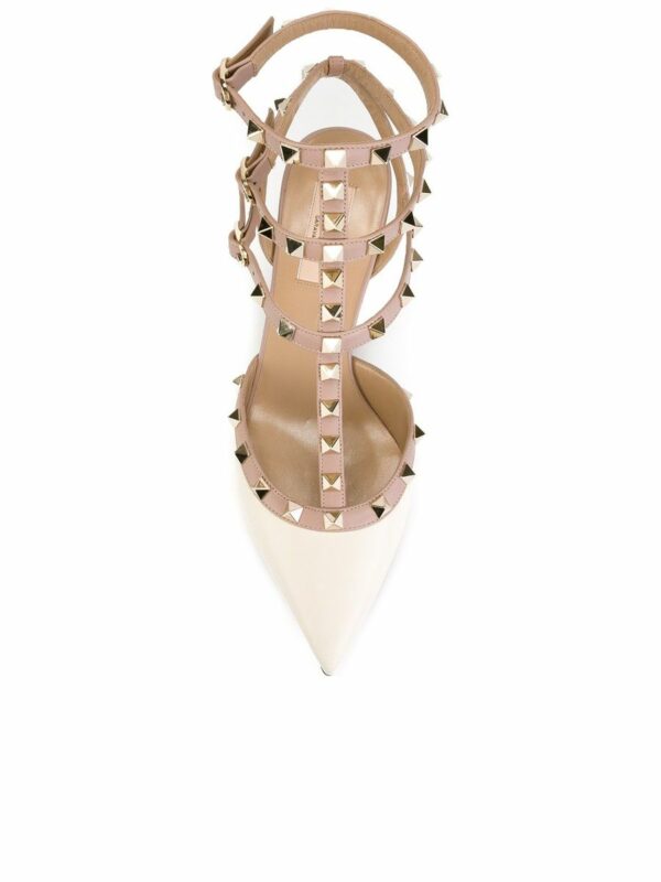 Rockstud Ankle Strap Pumps 3