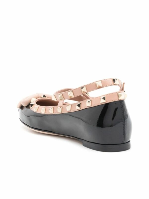 Rockstud Patent Leather Ballet Flats 1