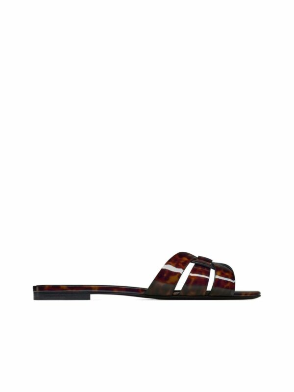 Leather Tortoiseshell Effect Sandals 0